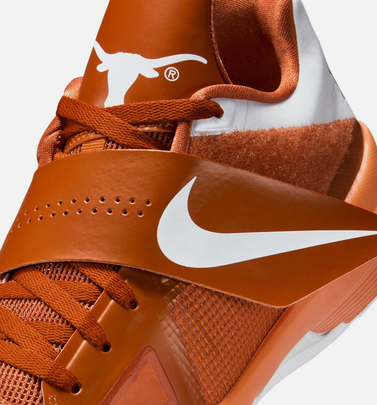 Zoom KD 4 Texas Longhorns 男款运动鞋 | 沙漠橙/白配色