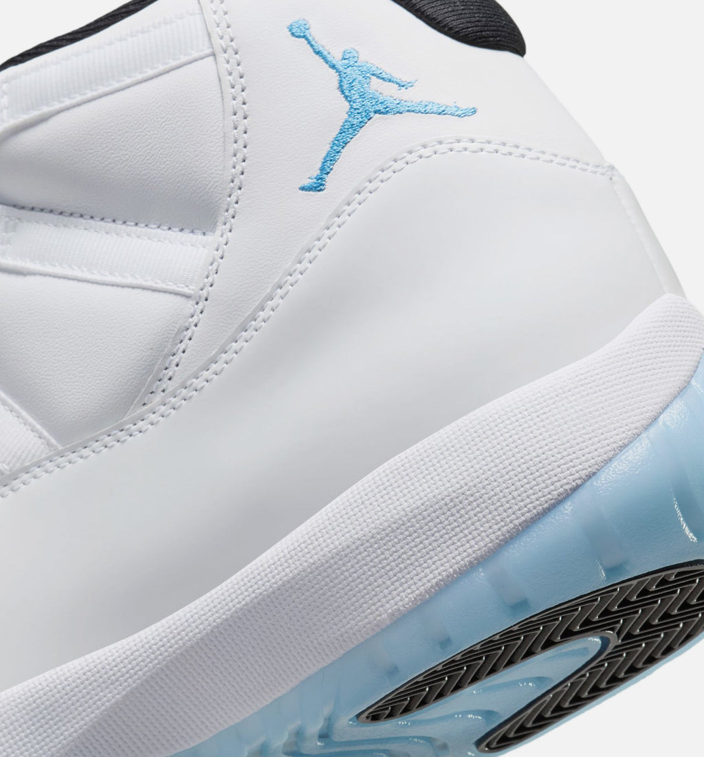 Air Jordan 11 Retro Legend Blue 男款生活方式运动鞋 - 白色传奇蓝黑色