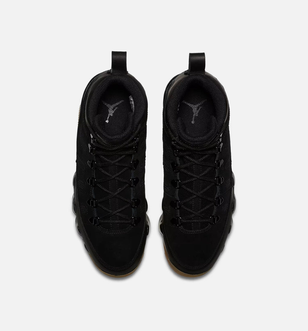 Air Jordan 9 Retro 男款生活方式靴子 - 黑色橡节棕浅棕色