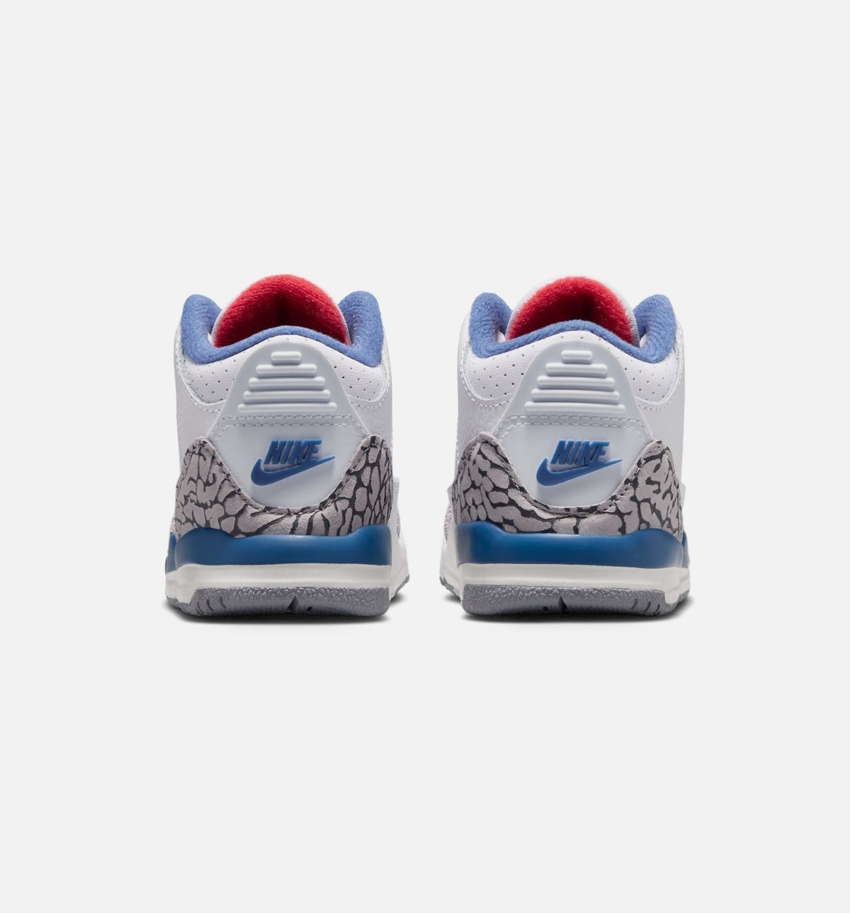 Air Jordan 3 Retro OG True Blue 婴幼儿运动鞋 | 白/火红/真蓝配色