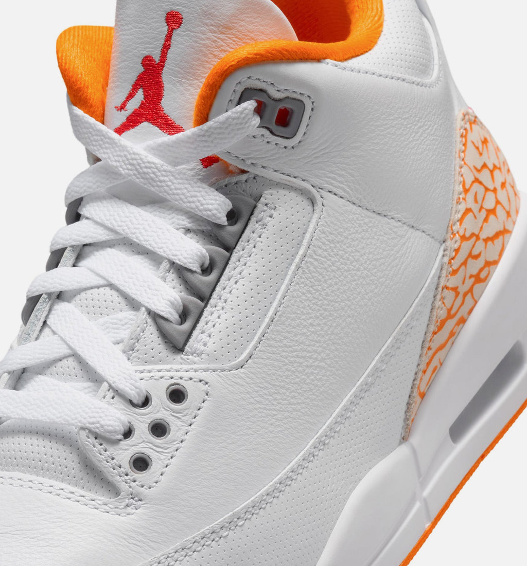 Air Jordan 3 Retro Orange Citrus 女款运动鞋 | 白色/多色配色