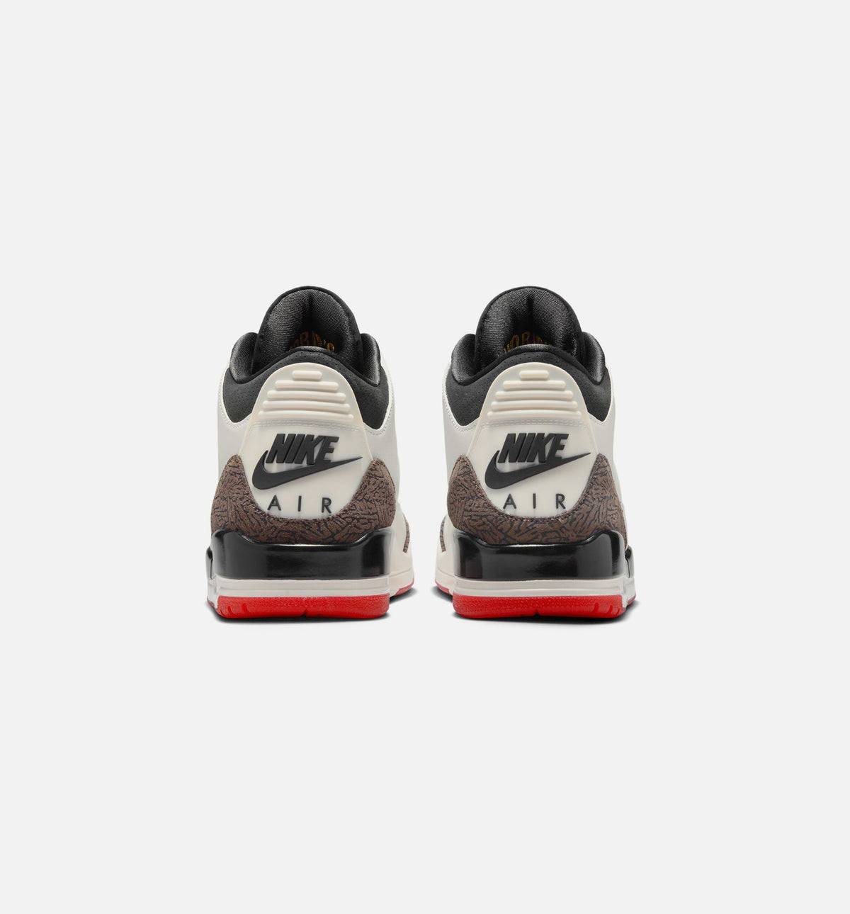Air Jordan 3 Retro Sail And University Red 男款运动鞋 | 帆白/黑/大学红/淡象牙配色