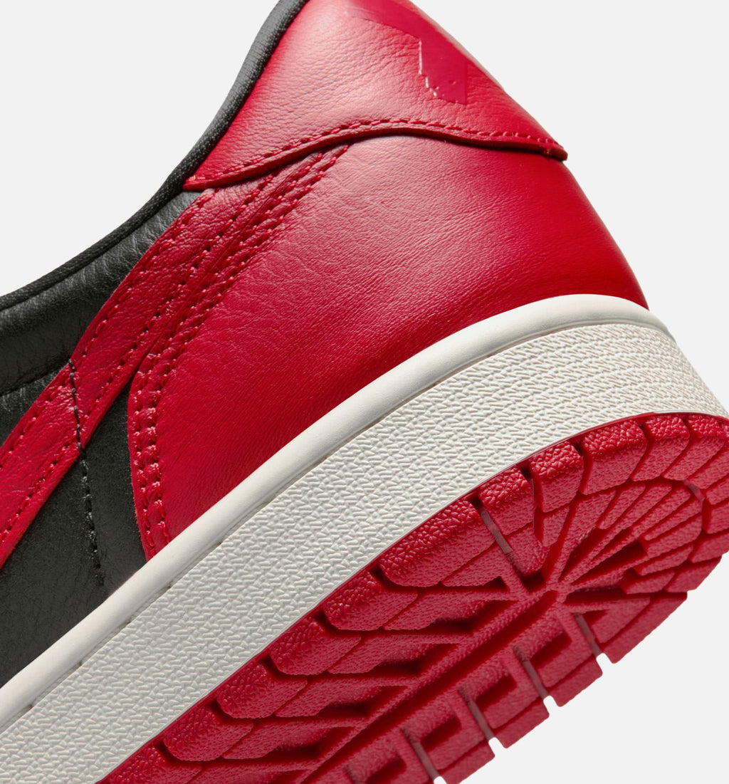 Air Jordan 1 Retro Low OG Banned 男款低帮运动鞋 | 黑/全成红/白配色