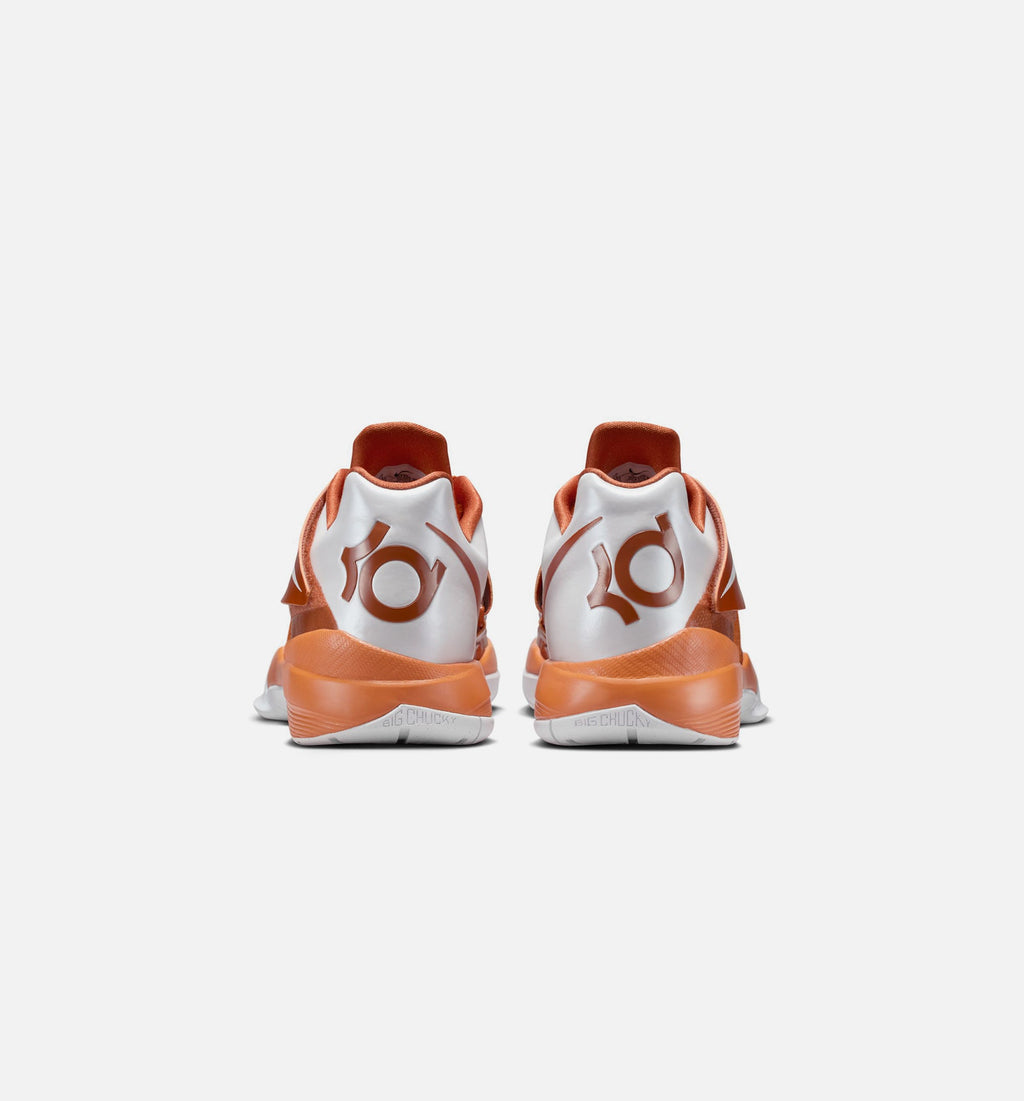 Zoom KD 4 Texas Longhorns 男款运动鞋 | 沙漠橙/白配色