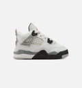 Air Jordan 4 Retro White Cement 婴幼儿运动鞋 | 白/火红/水泥灰/黑配色