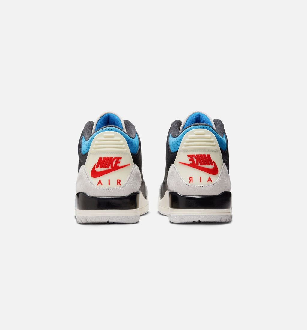 Air Jordan 3 Retro OG Rare Air 小幼儿运动鞋 | 黑/智利红/中性灰配色