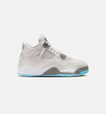 Air Jordan 4 Retro Blue Chill 小幼儿运动鞋 | 光子灰/冷蓝/白/蓝色配色