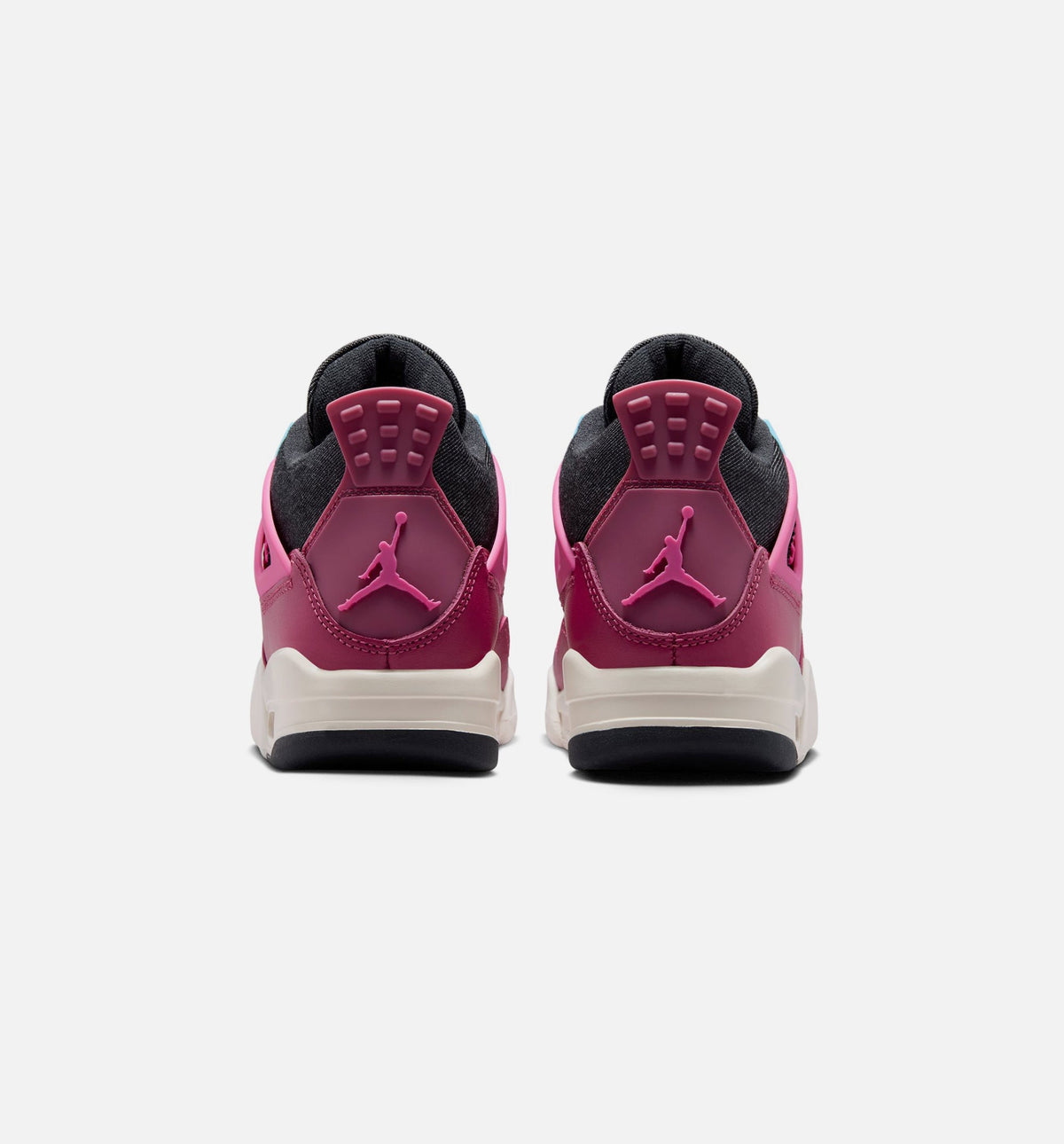 Air Jordan 4 Retro She's A Star 大童运动鞋 | 甘蔗红/荷山粉/深灰/粉白配色