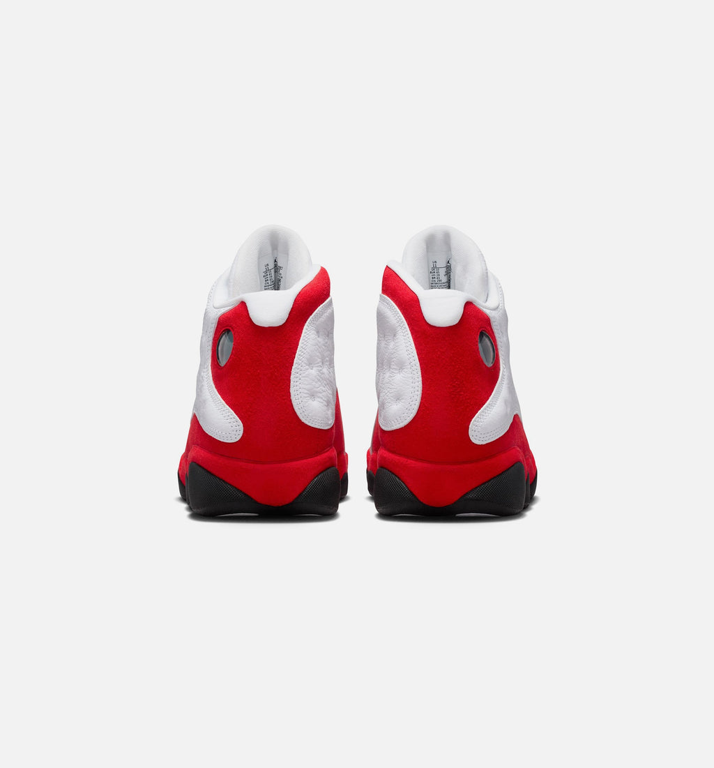 Air Jordan 13 Retro 男款生活方式运动鞋 - 白色黑色真红