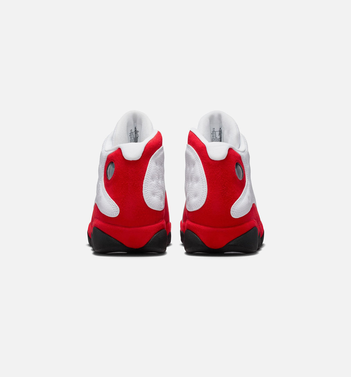 Air Jordan 13 Retro 男款生活方式运动鞋 - 白色黑色真红