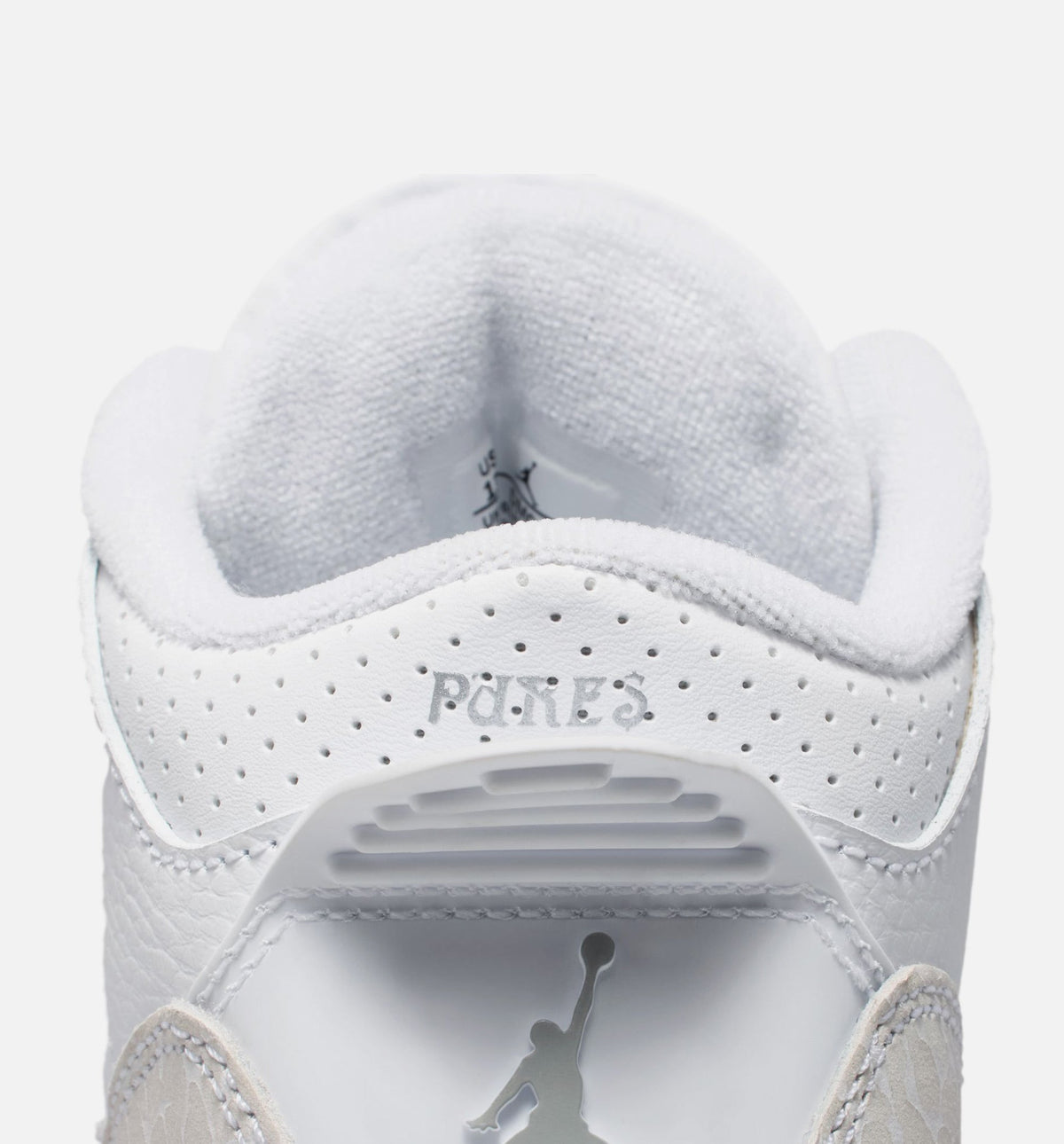 Air Jordan 3 Retro White And Silver 小幼儿运动鞋 | 白/金属银配色