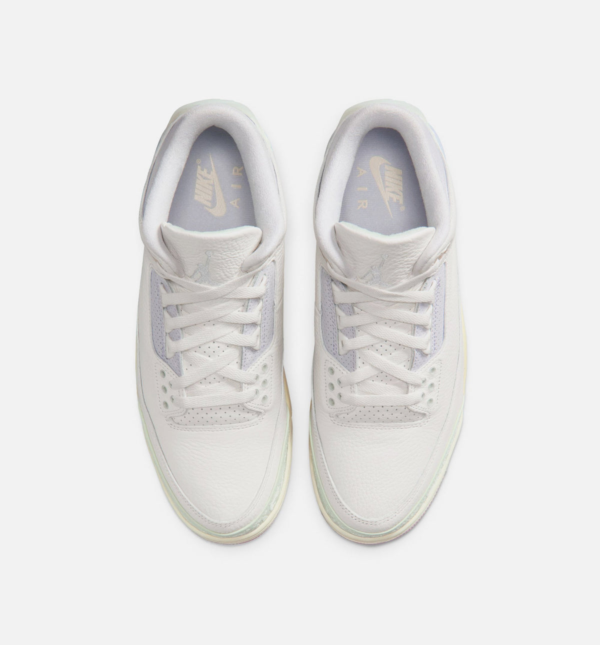 Air Jordan 3 Retro Sail And Jade Aura 男款运动鞋 | 帆白/翡翠/冰红配色