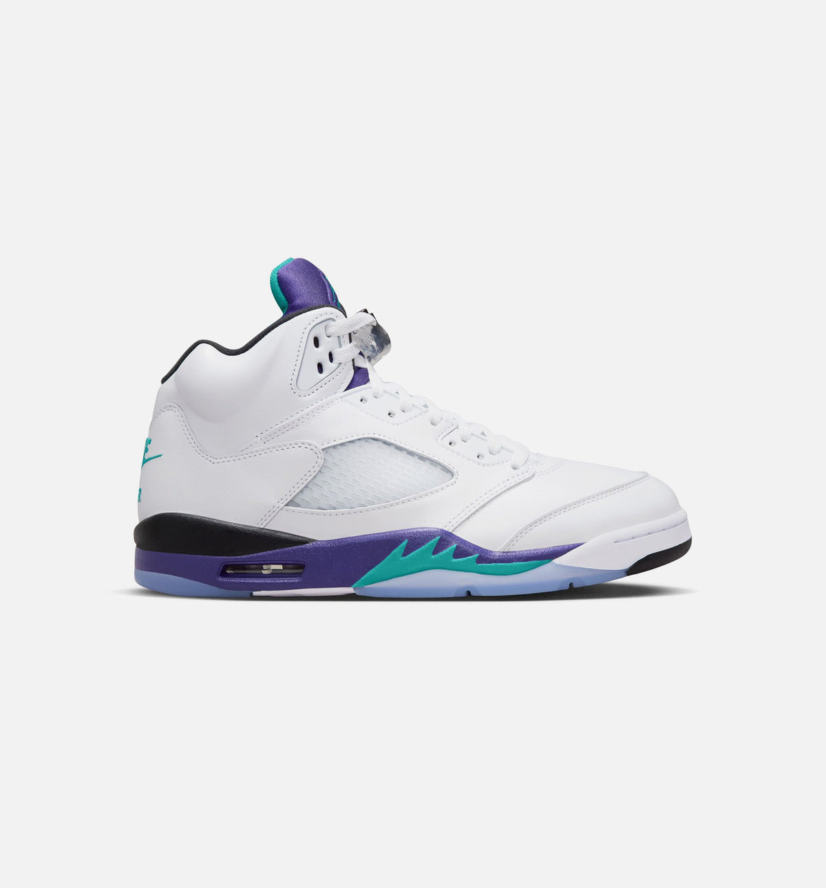 Air Jordan 5 Retro Grape 男款运动鞋 | 白/翰绿/葡萄冰/黑配色