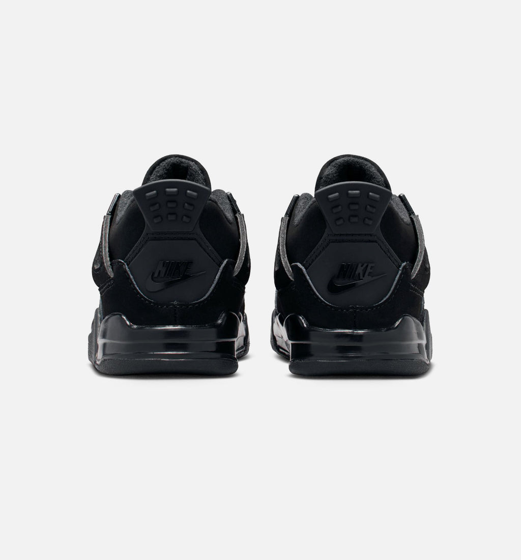 Air Jordan 4 Retro Black Cat 婴幼儿运动鞋 | 全黑/淡石墨配色