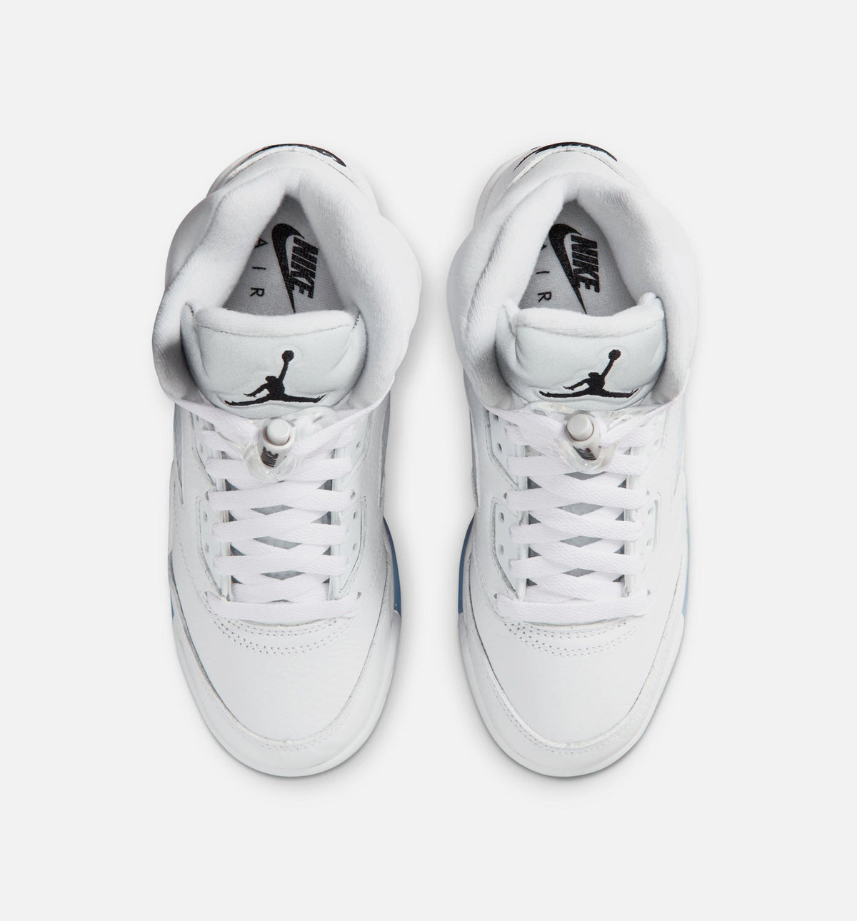 Air Jordan 5 Retro OG White Metallic 大童运动鞋 | 白/黑/金属銀配色