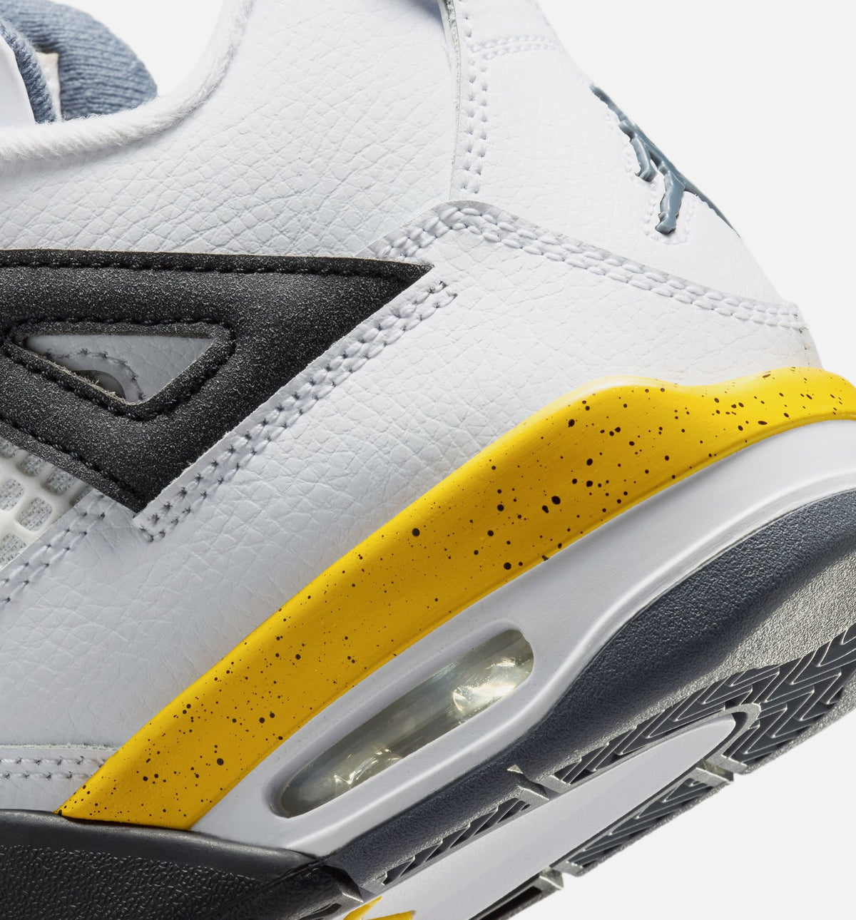 Air Jordan 4 Retro Rare Air Tour Yellow 大童运动鞋 | 白/深蓝灰/黑/巡回黄配色