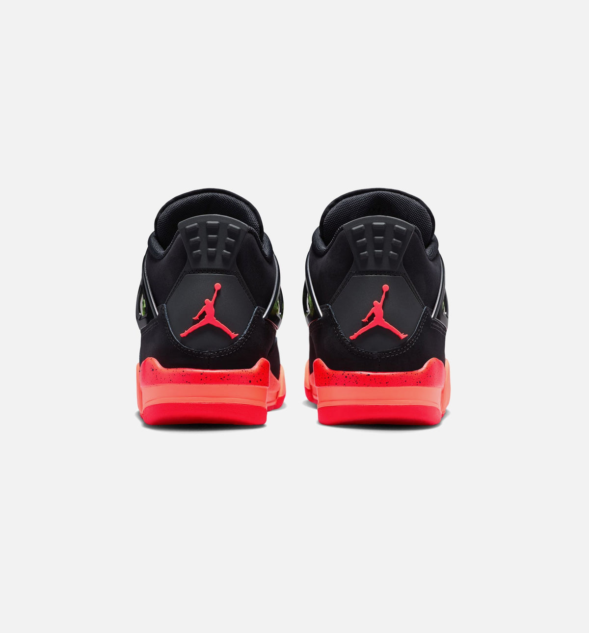 Air Jordan 4 Retro Black Infrared 23 大童运动鞋 | 黑/红外线23/亮芒果配色