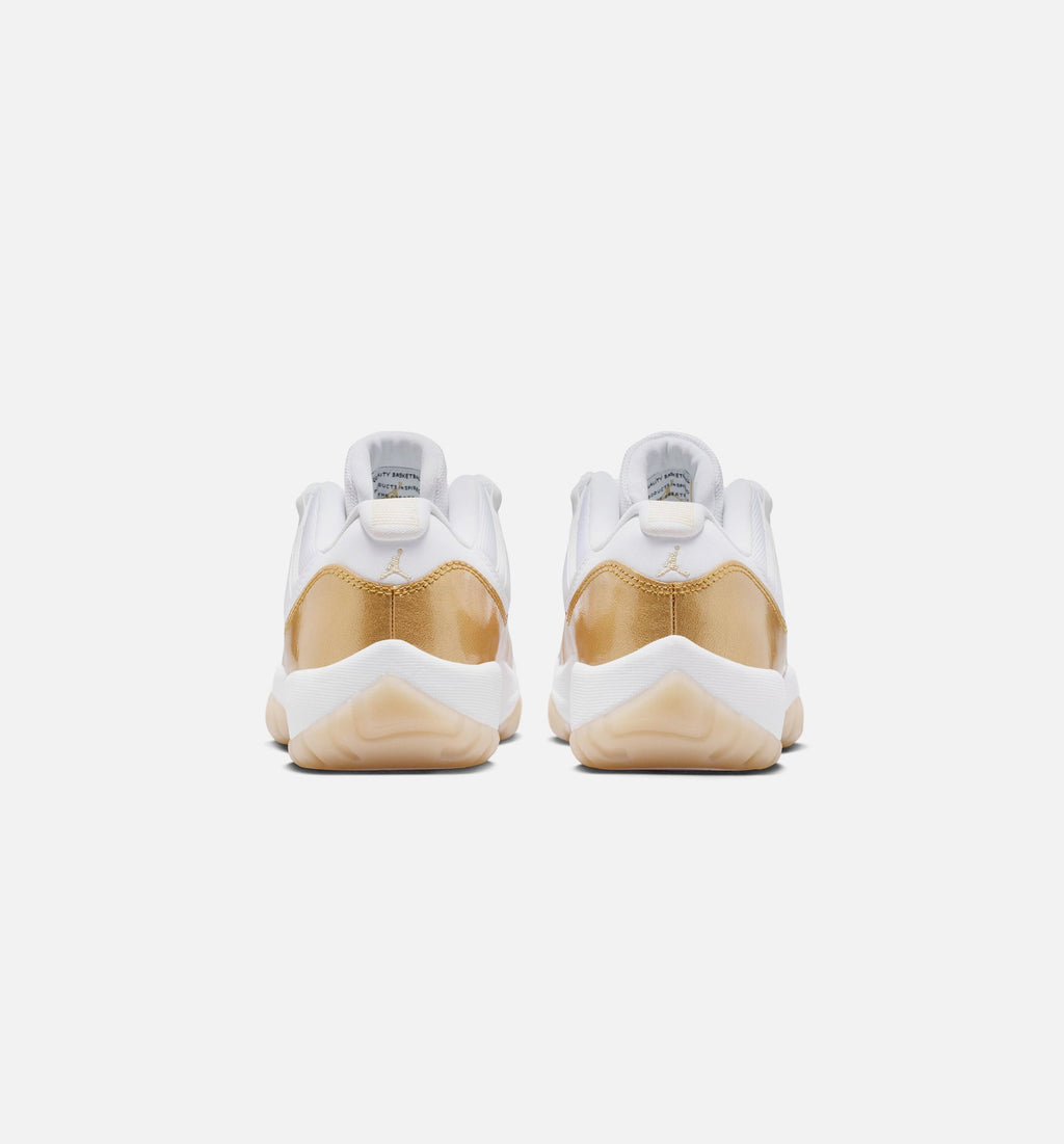 Air Jordan 11 Retro Low Mother's Day 女款运动鞋 | 白/金属金/队金配色
