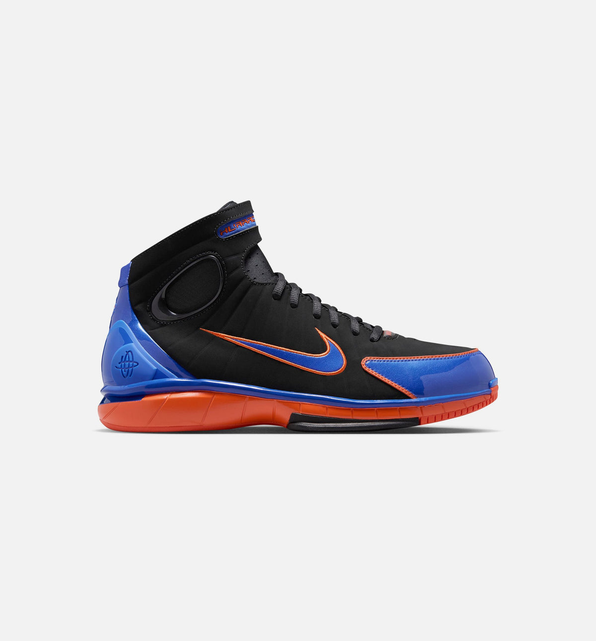 Air Zoom Huarache 2K4 Penny Hardaway Men's Basketball Shoe | Black/Varsity Royal/Safety Orange