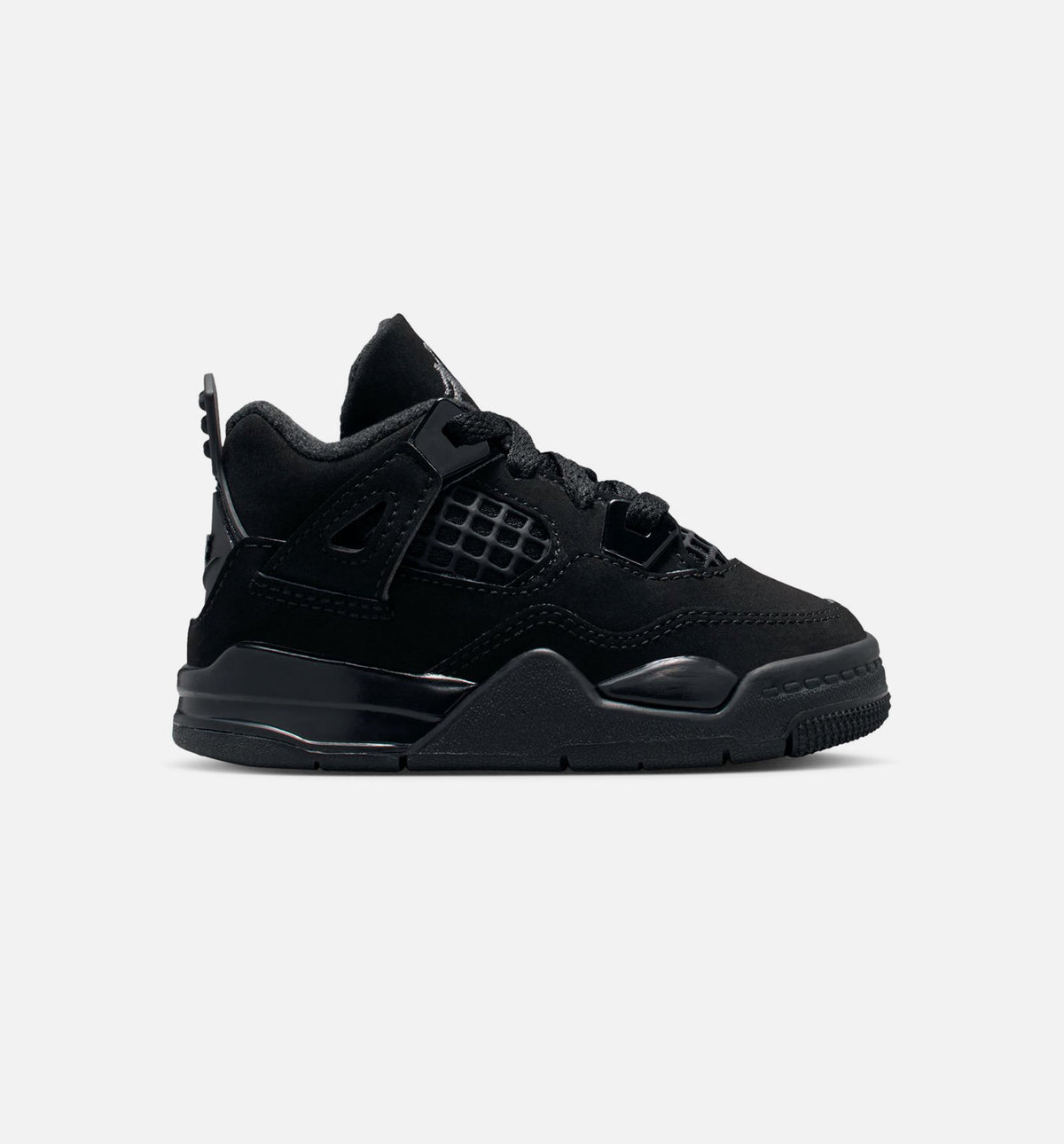 Air Jordan 4 Retro Black Cat 婴幼儿运动鞋 | 全黑/淡石墨配色
