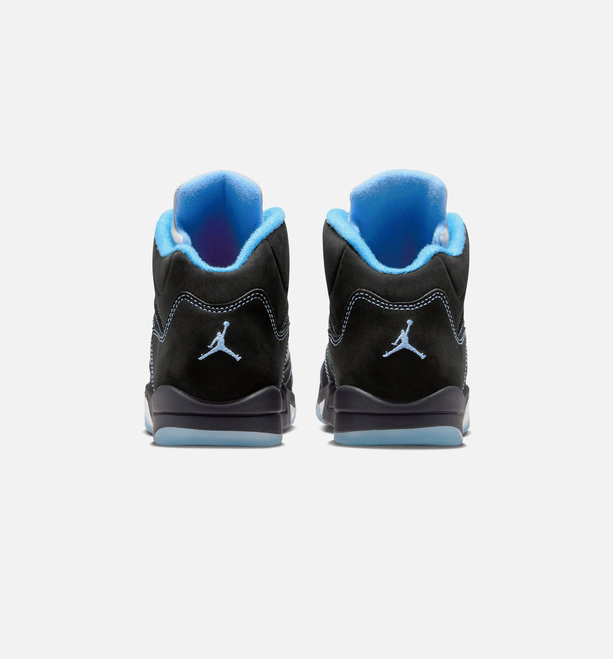 Air Jordan 5 Retro Black Carolina 小幼儿运动鞋 | 黑/大学蓝/白配色