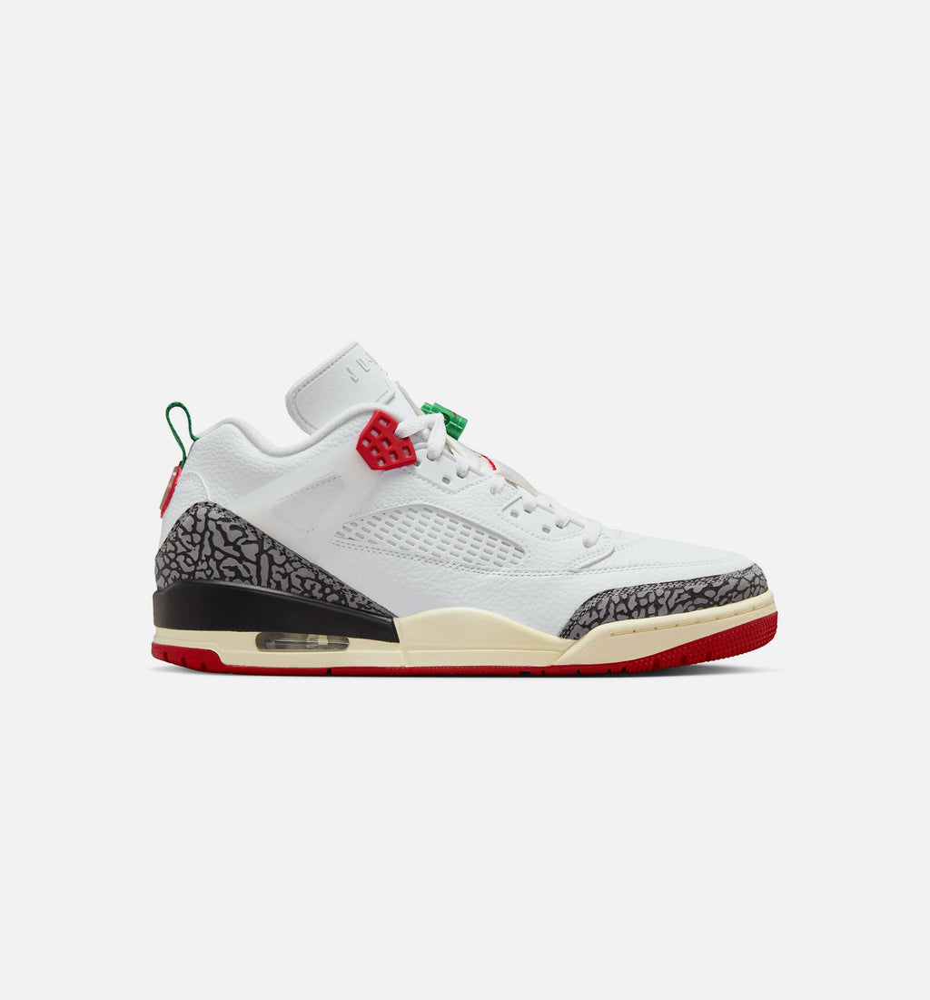 Spizike Low 男款运动鞋 | 白/黑/帆白/大学红配色