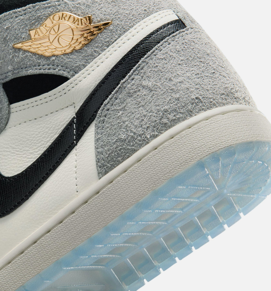 Air Jordan 1 Retro High OG Cool Grey 男款生活方式运动鞋 - 冷灰黑色皇家蓝白色