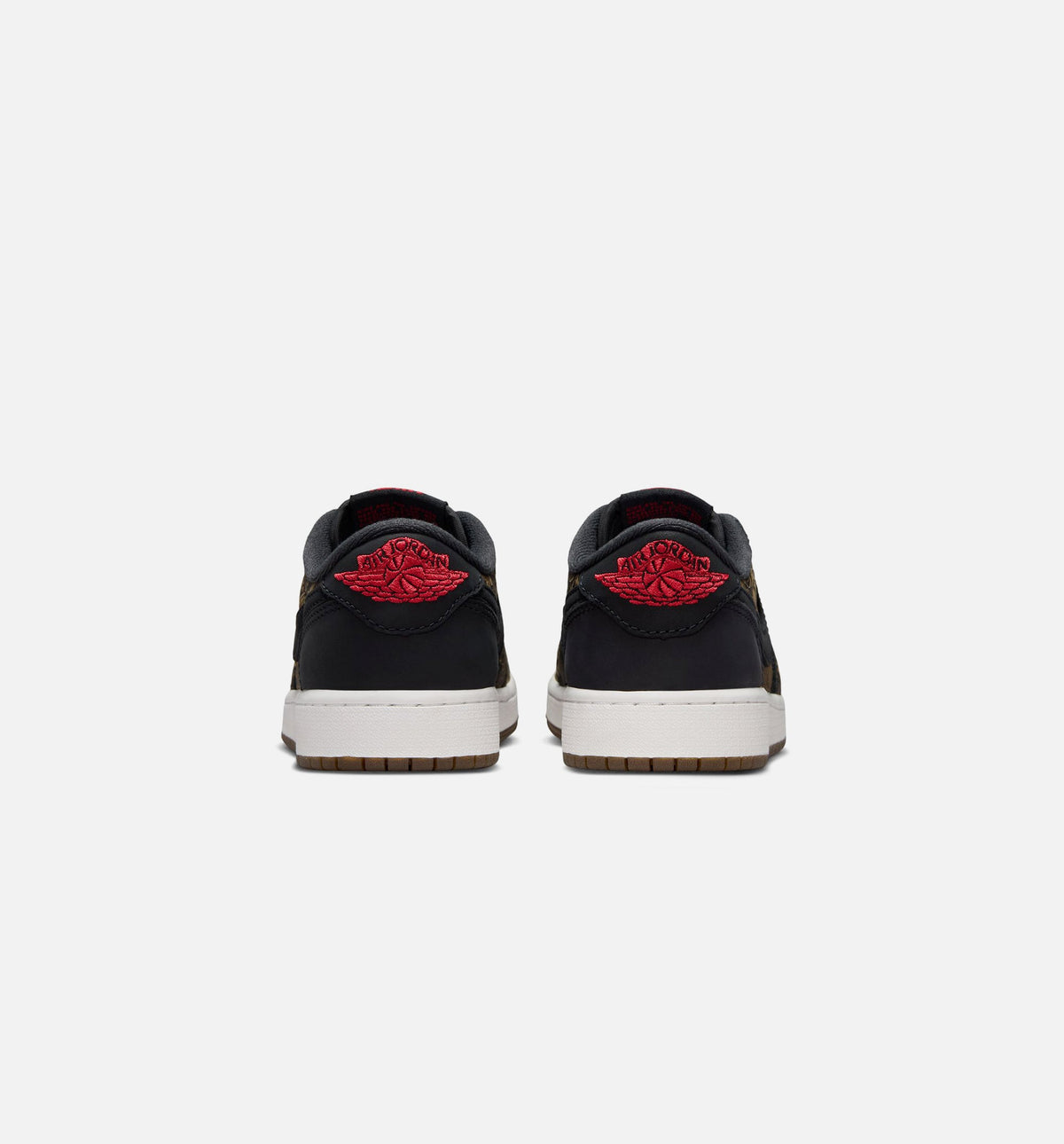 Air Jordan 1 Retro Low OG Laser Black And Varsity Red 大童低帮运动鞋 | 黑/全成红/白配色