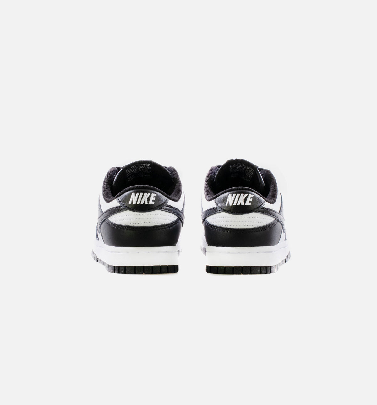 Nike Dunk Low 男款生活方式运动鞋 - 黑色白色