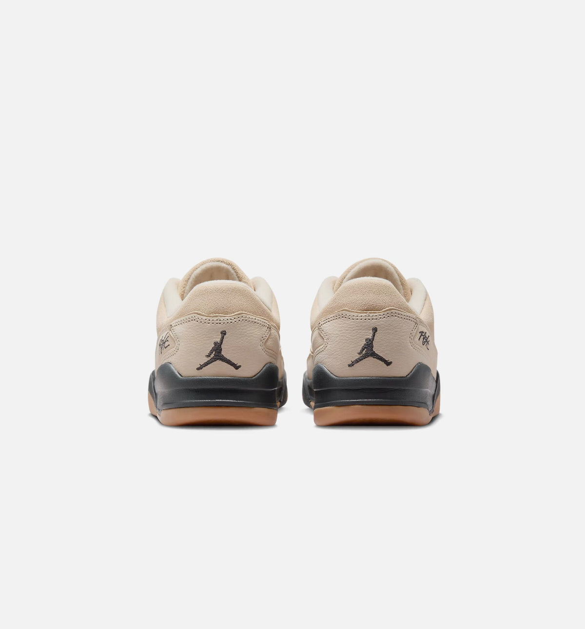 Nike Flight Court 男款生活方式运动鞋 - 麦秆色深灰色