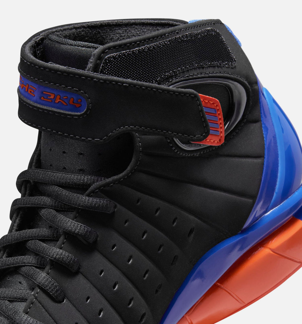 Air Zoom Huarache 2K4 Penny Hardaway Men's Basketball Shoe | Black/Varsity Royal/Safety Orange