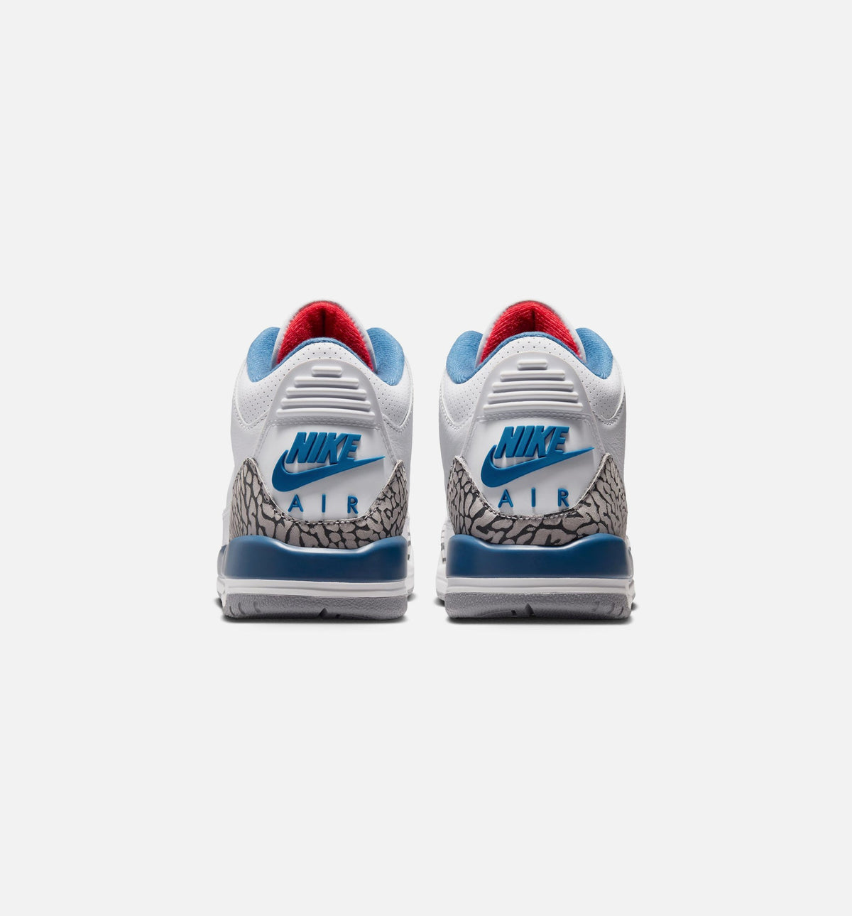 Air Jordan 3 Retro OG True Blue 大童运动鞋 | 白/火红/真蓝配色