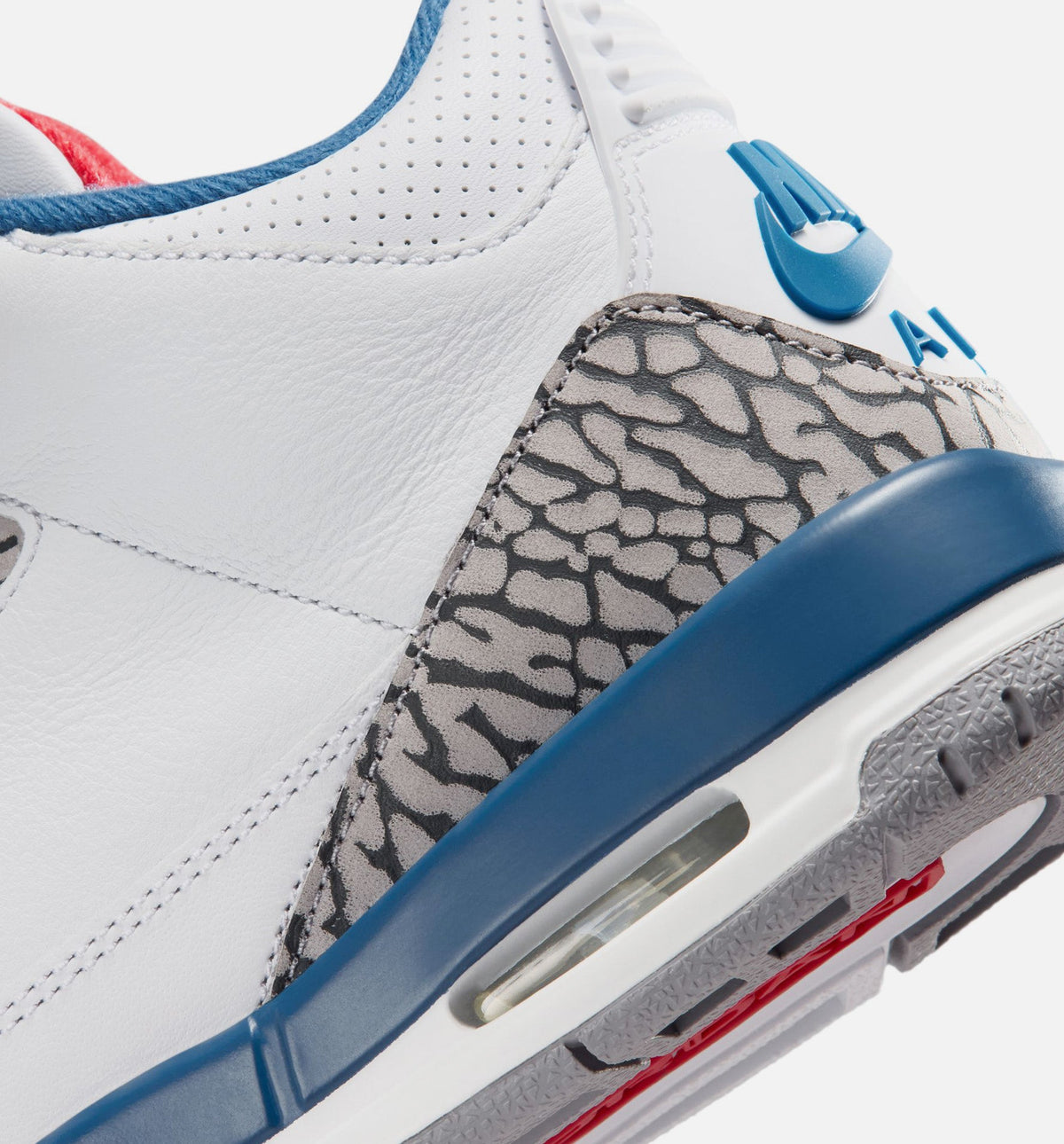 Air Jordan 3 Retro OG True Blue 大童运动鞋 | 白/火红/真蓝配色