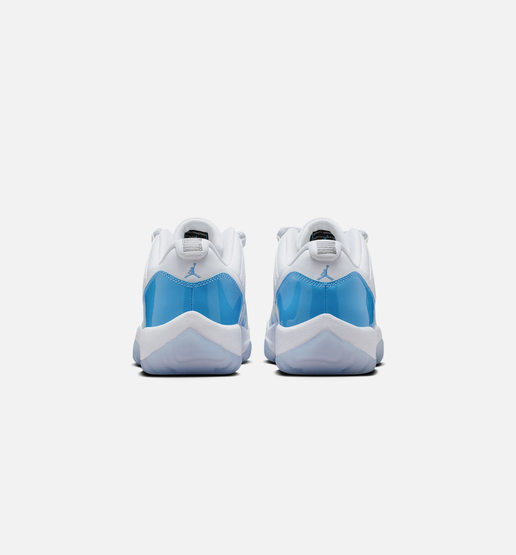 Air Jordan 11 Retro Low 男款生活方式运动鞋 - 白色大学蓝黑色