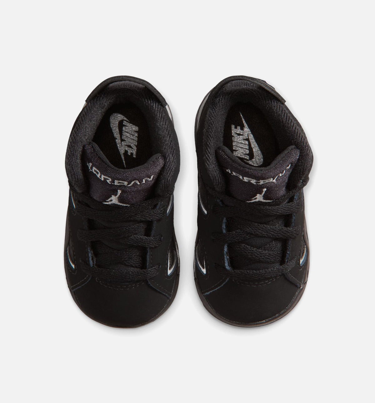 Air Jordan 6 Cap & Gown 婴幼儿运动鞋 | 黑/反光銀配色
