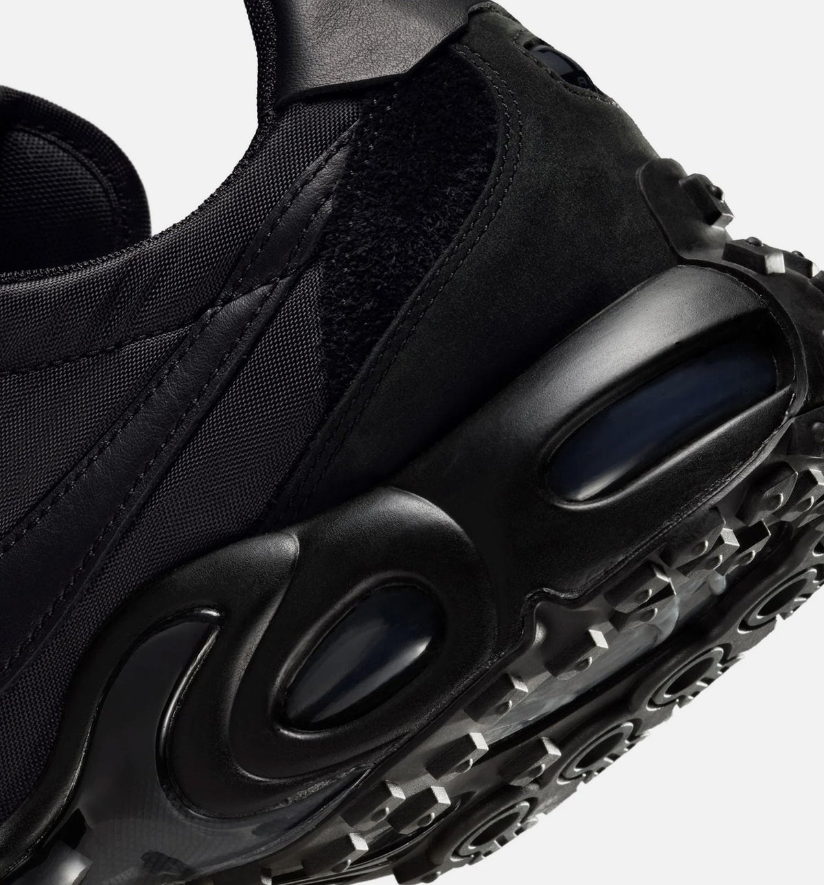 Air Max Waffle Black and Anthracite 男款运动鞋 | 全黑极简配色