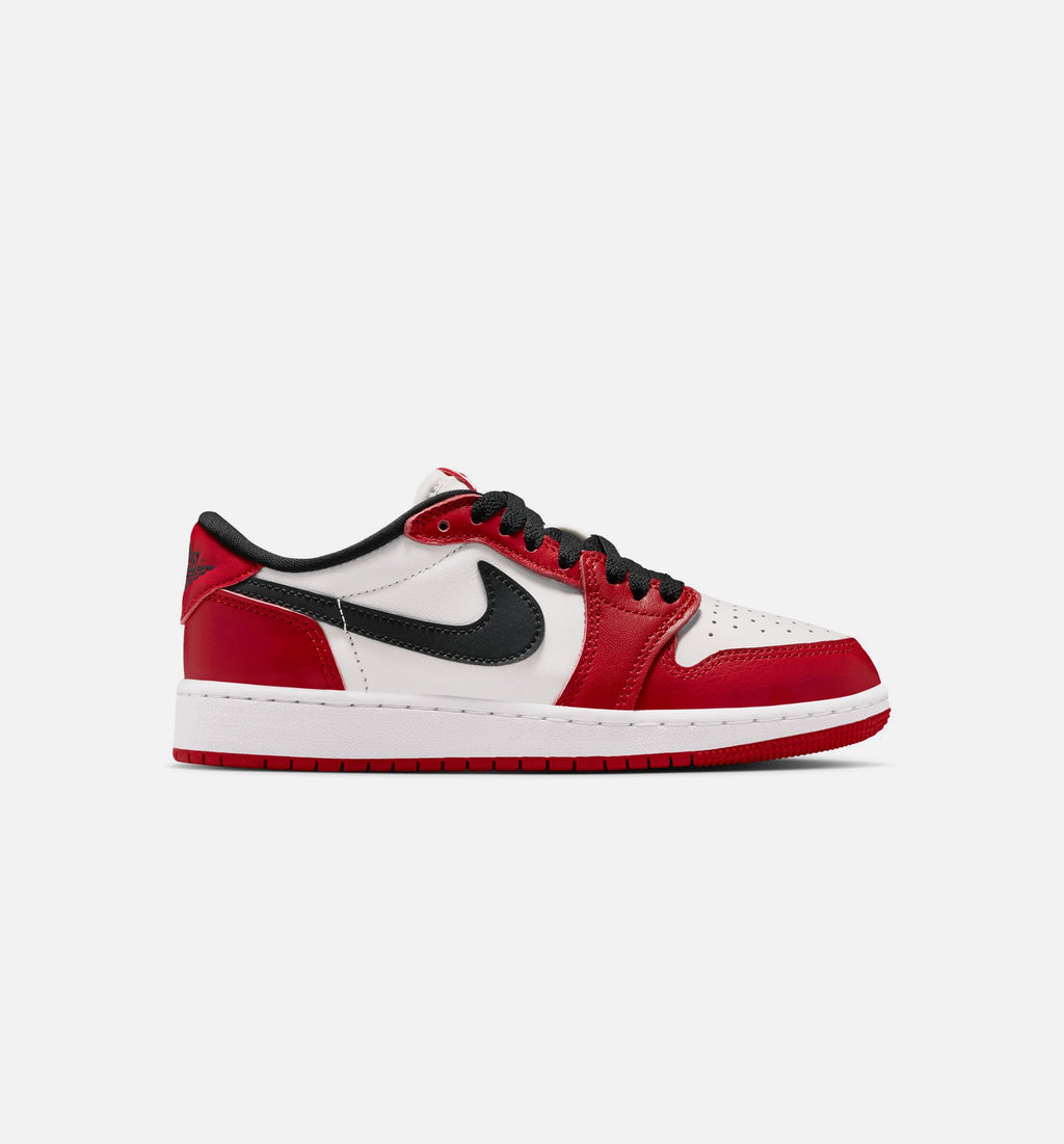 Air Jordan 1 Retro Low OG Chicago 大童低帮运动鞋 | 全成红/黑/白配色