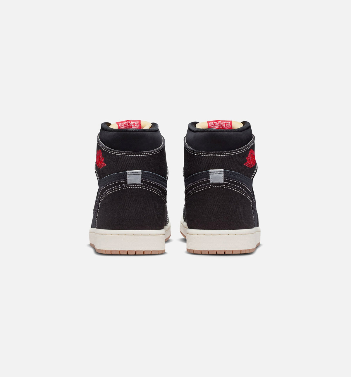 Air Jordan 1 Retro High OG Flight Club 男款生活方式运动鞋 - 黑色大学红帆布白橡节棕