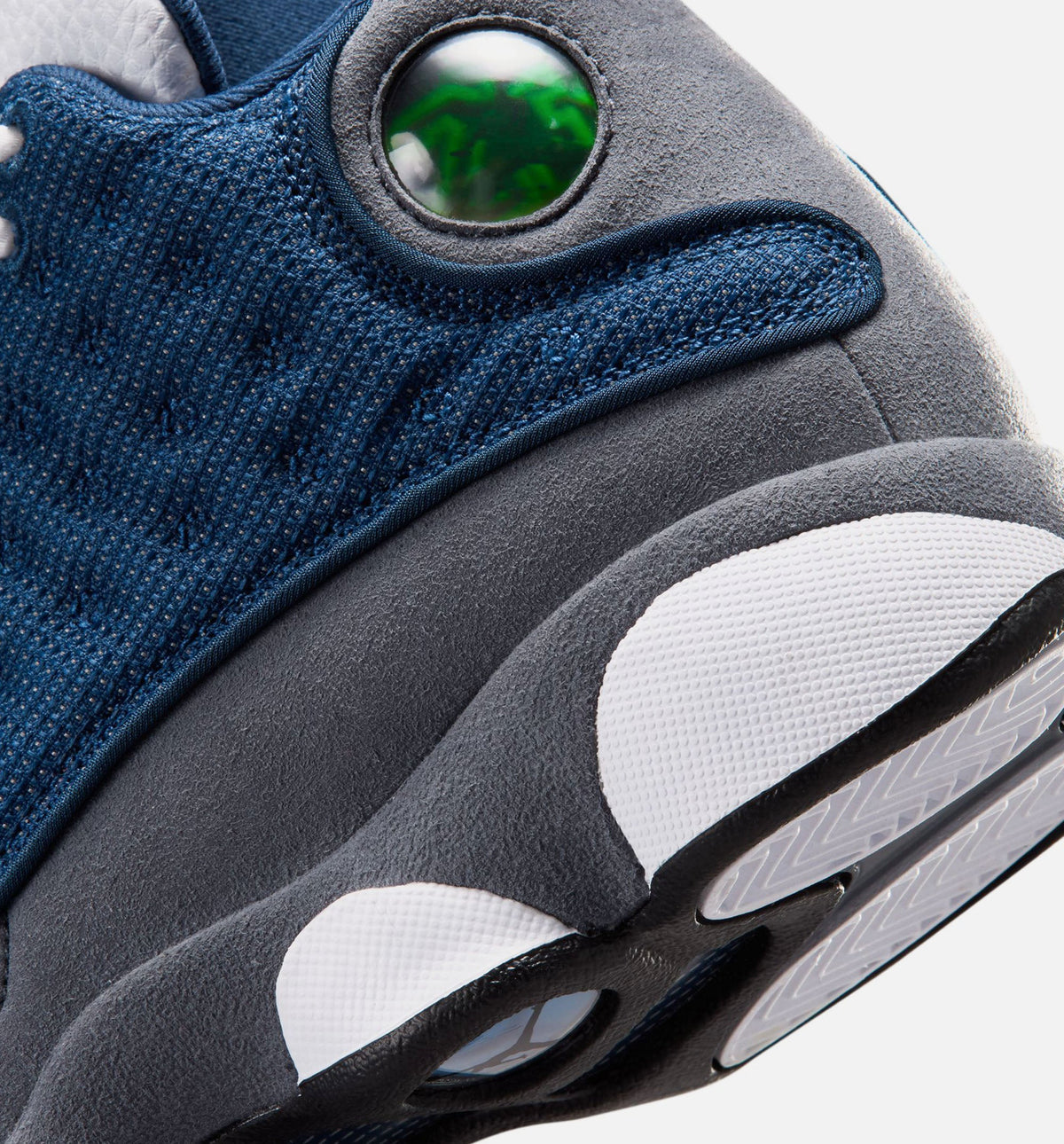 Air Jordan 13 Retro 海军蓝 Grade School 生活方式运动鞋 - 深蓞大学蓝燧石灰白色