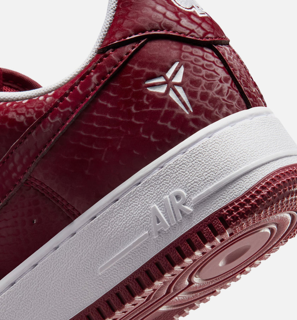 Kobe Air Force 1 Low Merion 男款运动鞋 | 队红/白配色