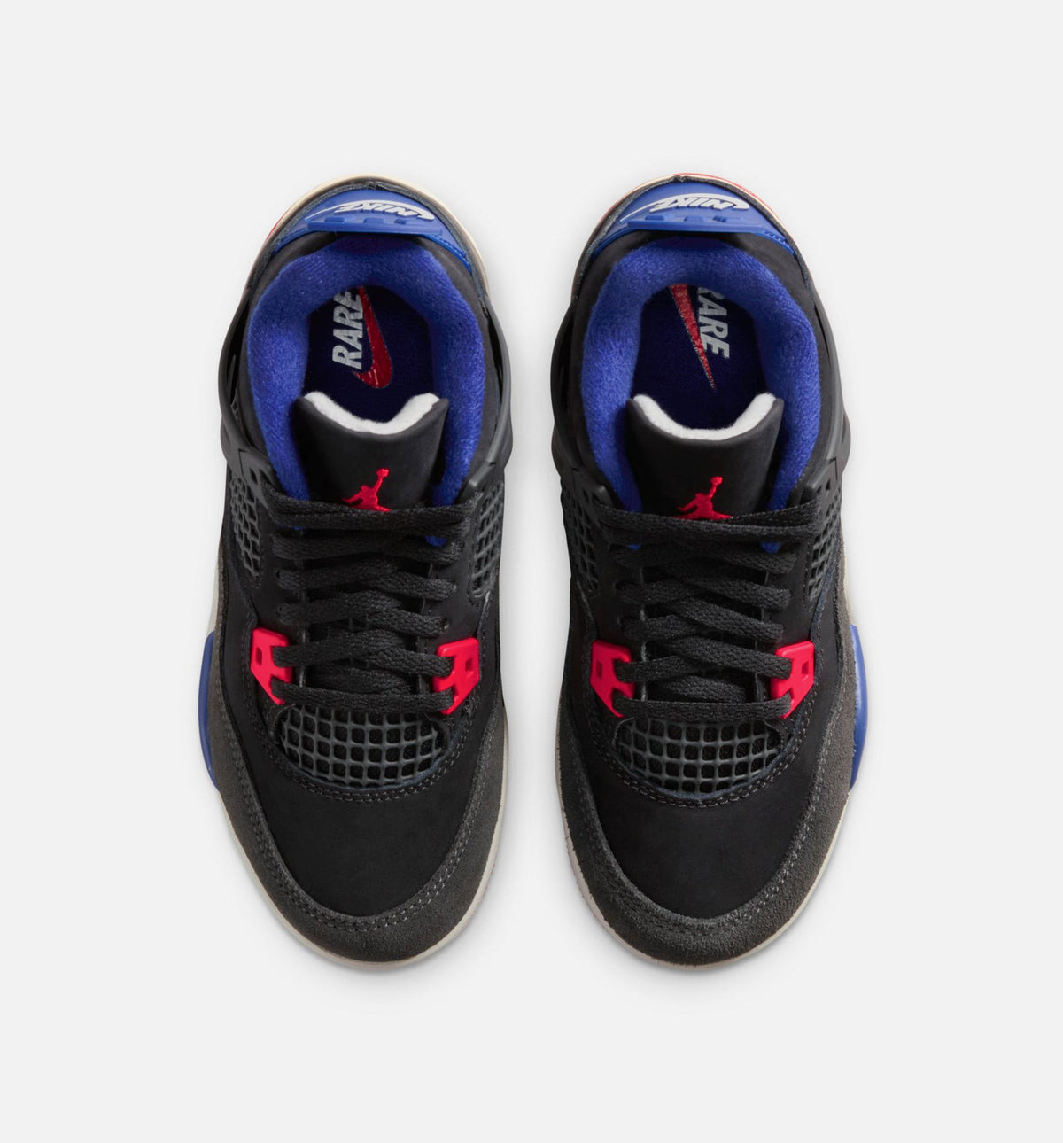 Air Jordan 4 Retro Rare Air 小幼儿运动鞋 | 黑/火红/深皇蓝配色