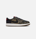 Air Jordan 1 Retro Low OG Laser Black And Varsity Red 大童低帮运动鞋 | 黑/全成红/白配色