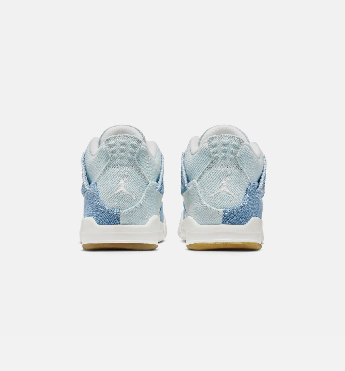 Air Jordan 4 Retro Worn Blue 小幼儿运动鞋 | 帆白/旧蓝/金属金配色
