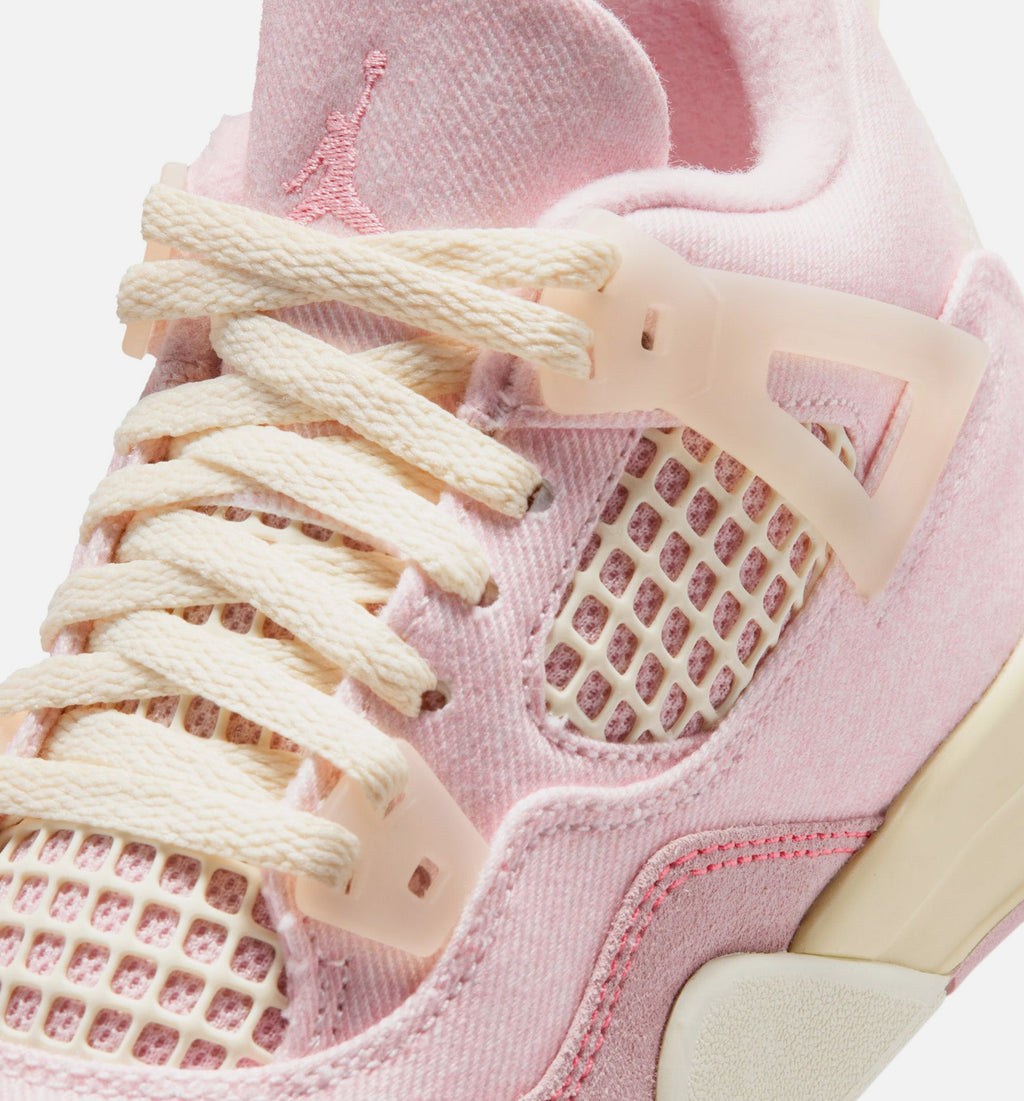 Air Jordan 4 Retro Pink Pearl And Iced Carmine 小幼儿运动鞋 | 珍珠粉/冰红/水蝥白配色