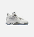Air Jordan 4 Retro Blue Chill 大童运动鞋 | 光子灰/冷蓝/白/蓝色配色