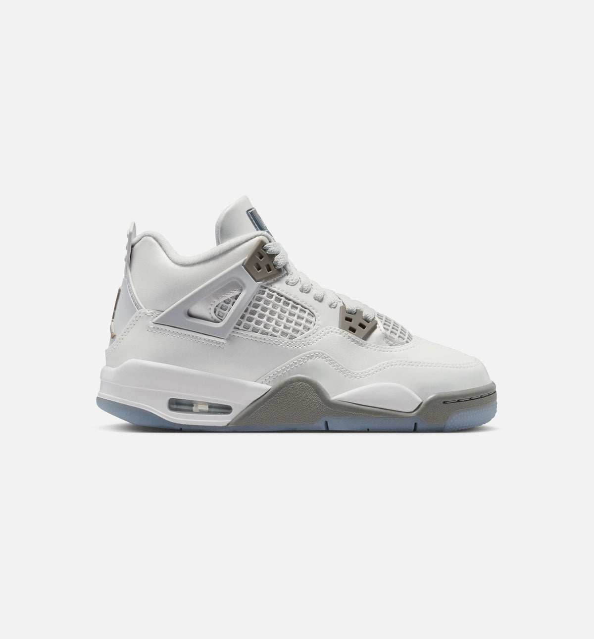 Air Jordan 4 Retro Blue Chill 大童运动鞋 | 光子灰/冷蓝/白/蓝色配色