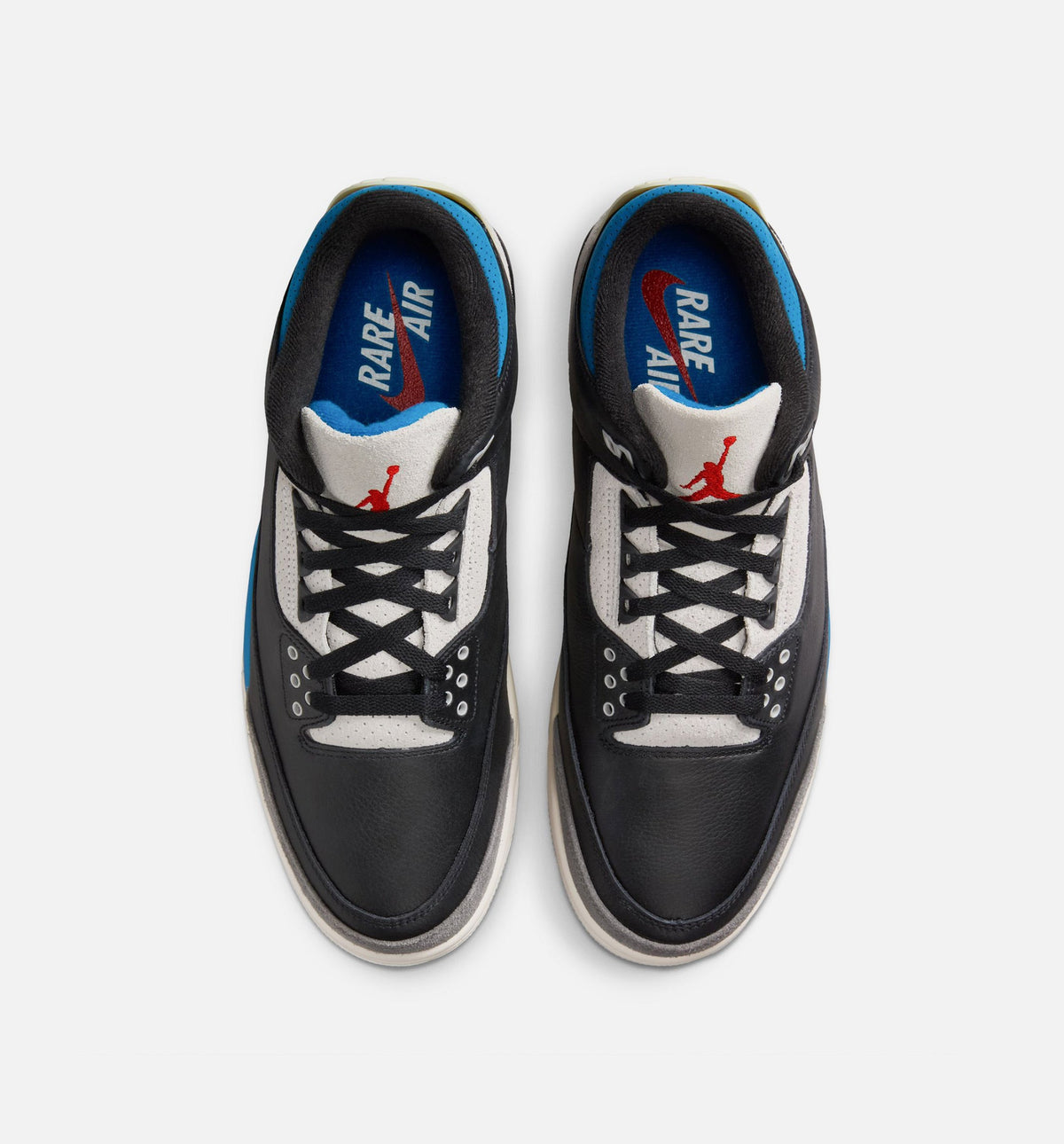 Air Jordan 3 Retro OG Rare Air 男款运动鞋 | 黑/智利红/中性灰配色