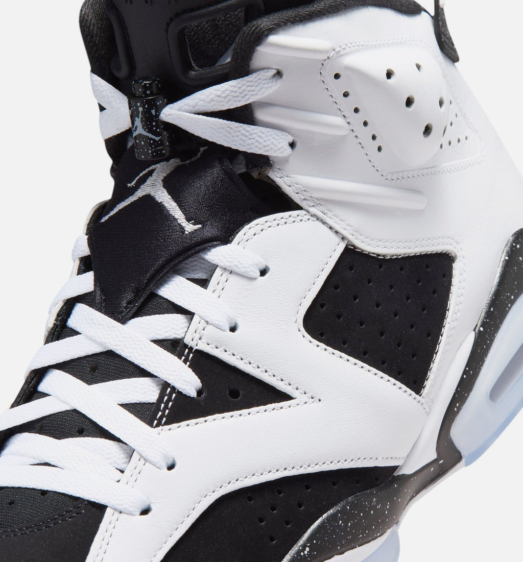 Air Jordan 6 Retro Black And White 男款运动鞋 | 黑/白配色