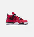 Air Jordan 4 Retro Toro Bravo 小幼儿运动鞋 | 火红/白/黑/水泥灰配色