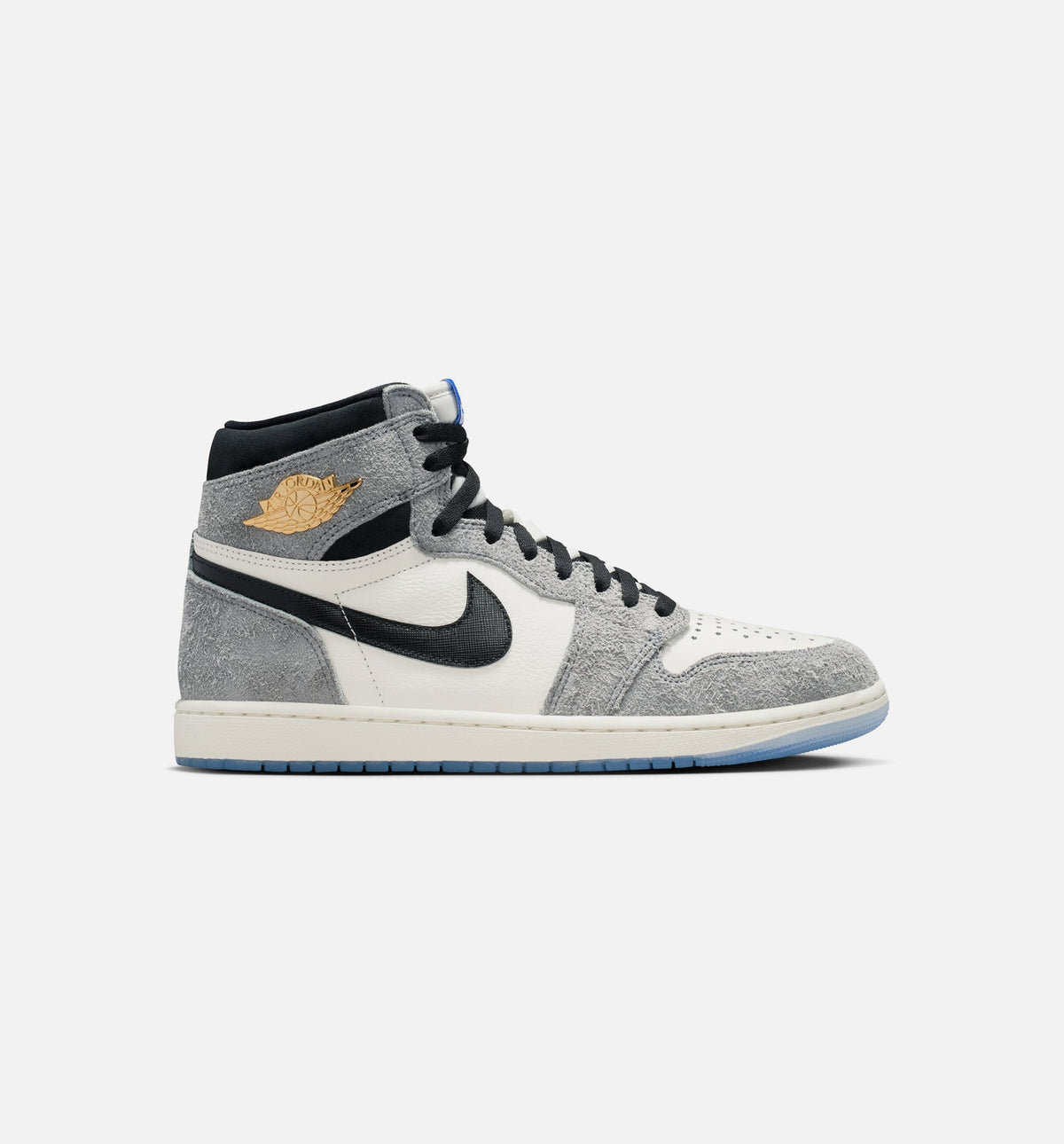 Air Jordan 1 Retro High OG Cool Grey 男款生活方式运动鞋 - 冷灰黑色皇家蓝白色